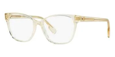 BURBERRY BE 2345 3852 Eyeglasses Transparent Yellow Frame 52mm