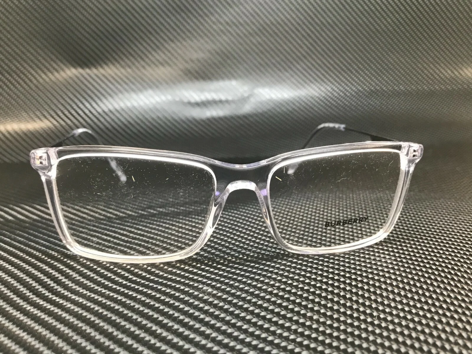 BURBERRY BE2339 3024 Transparent Rectangle Men 2