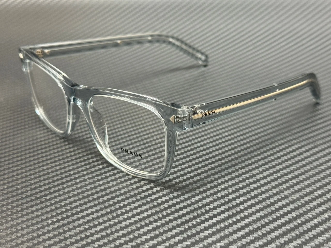 Ray-Ban Eyeglasses Frame Matte Transparent Blue 0RX7047 Brazil Case Rayban 7998 3