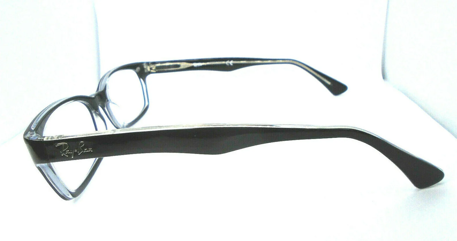 RAY-BAN RB5150 2034 Eyeglasses Frames 52-19-135 Black on Transparent 4