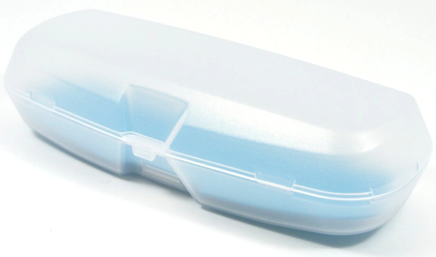 Universal Eyeglass Case Hard Protective Clamshell Multicolor Clear 4