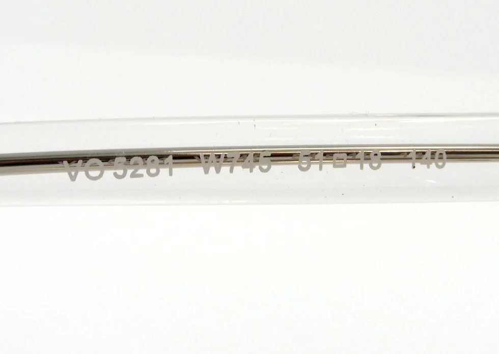 Vogue VO 5281 W745 Transparent Clear Acetate Eyeglasses Frame 51-18-140 NEW 2